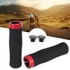 A Pair of High Density Soft Sponge Hard Plastic Mountain Bike Handlebar Cover   Lock Grips Cycling Accessory