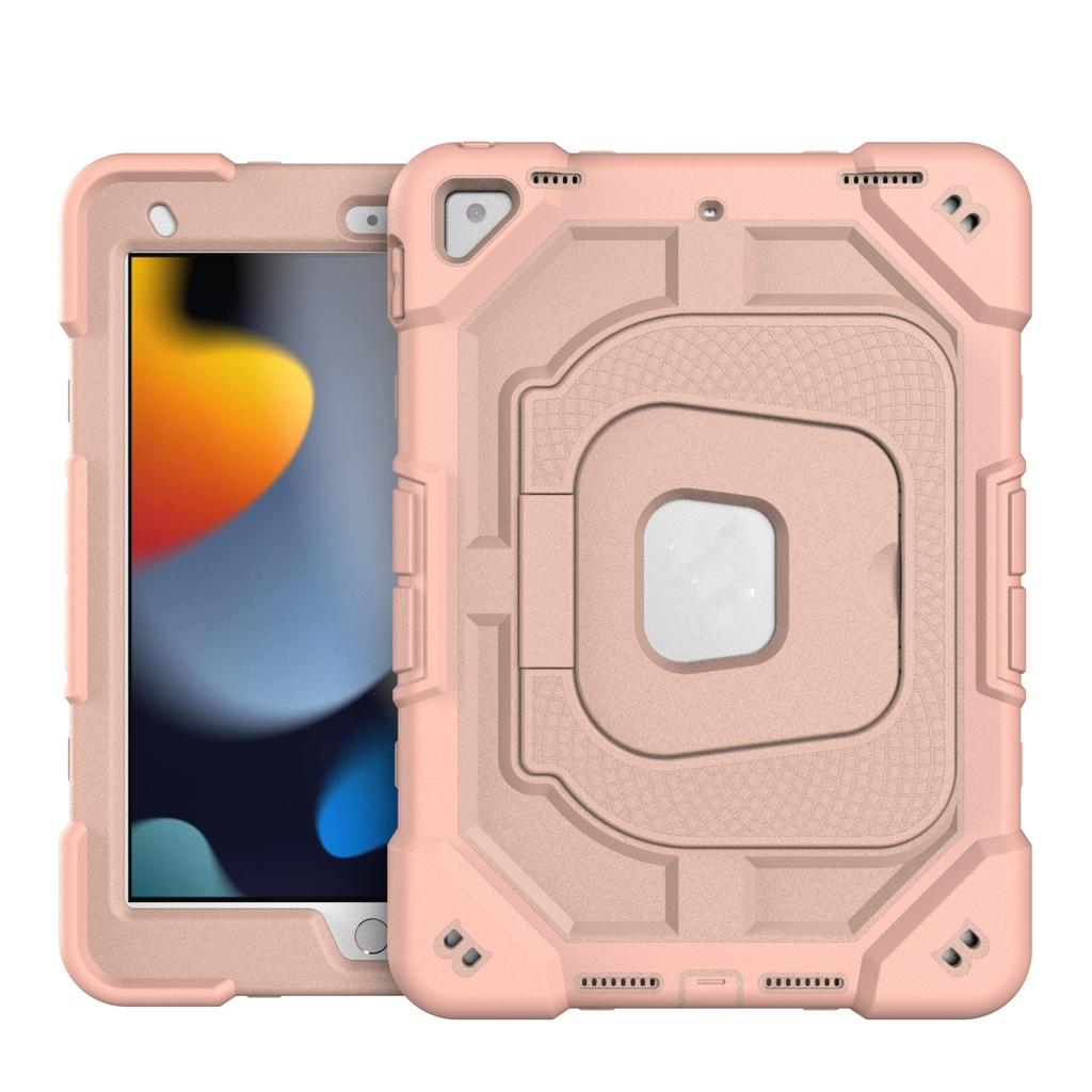 For iPad 7th 8th 9th Generation 10.2" Shockproof Kids Silicone Tablet Case with Kickstand