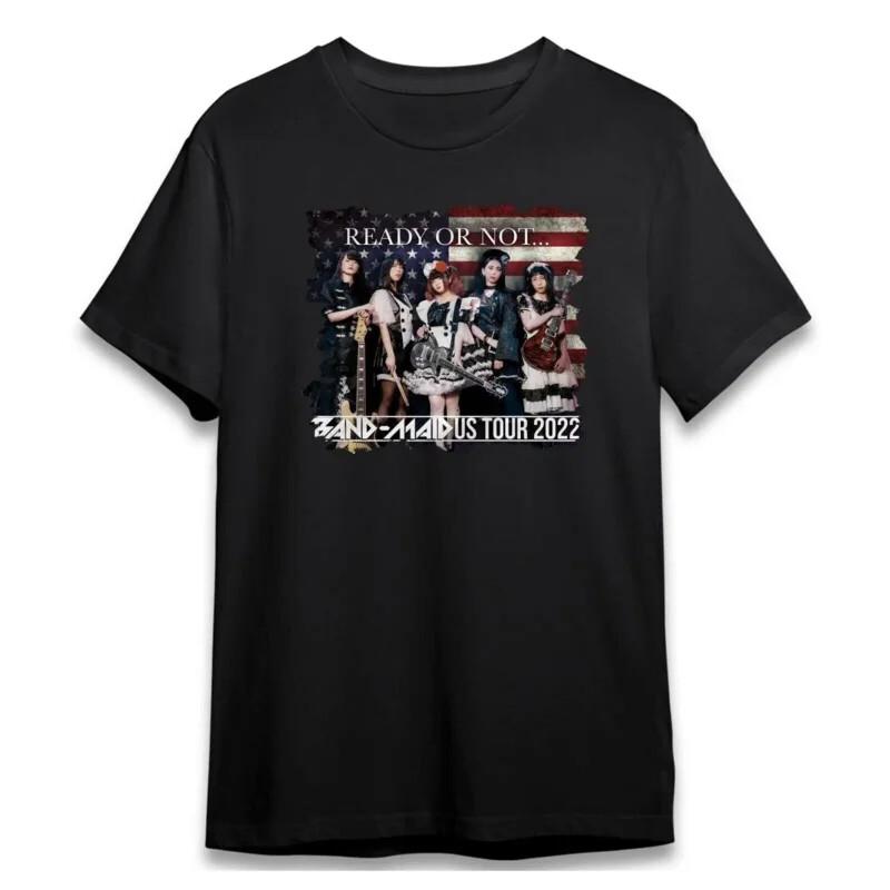 

Band maid US tour 2022 dates T shirt vintage cotton size S-5XL Unisex T-Shirt L