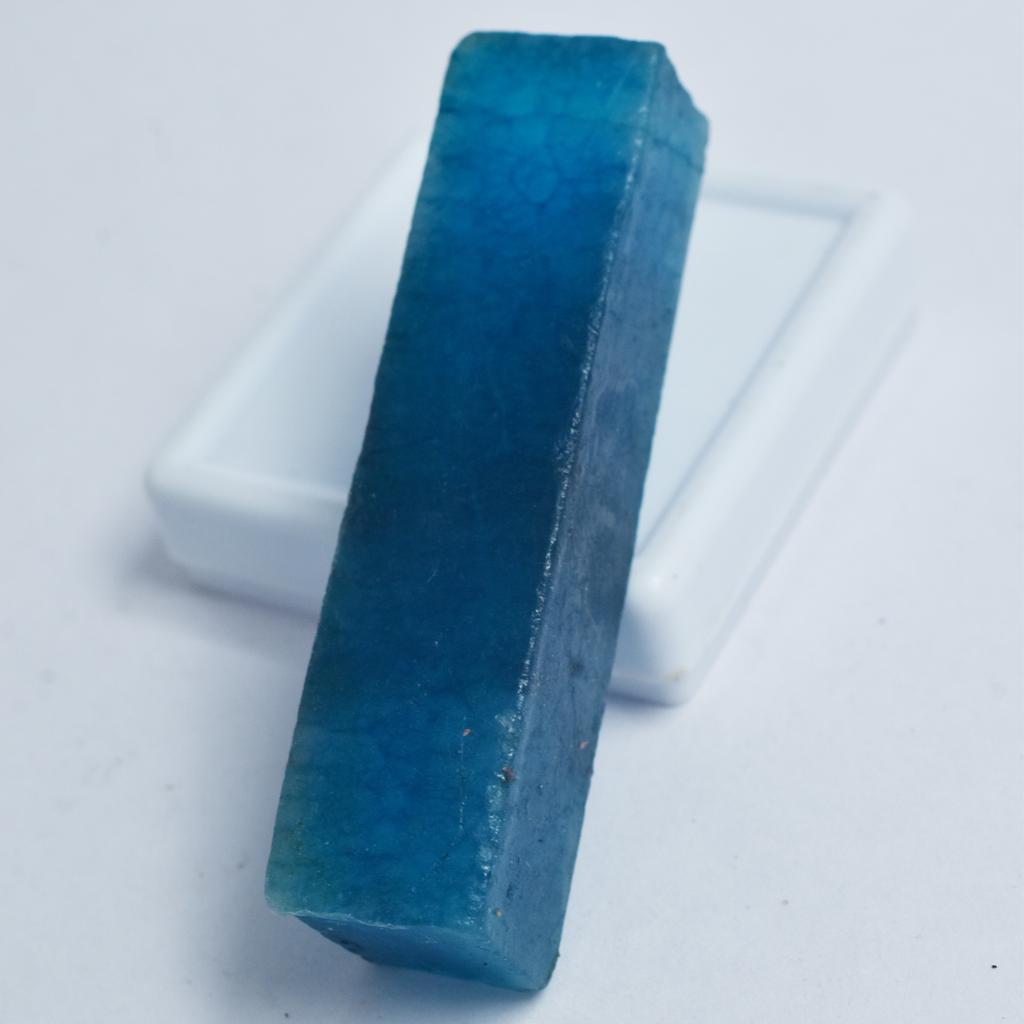 Natural Blue Aquamarine Loose Gemstone 269.15 ct Uncut Rough Raw for Lapidary and Gem Collections