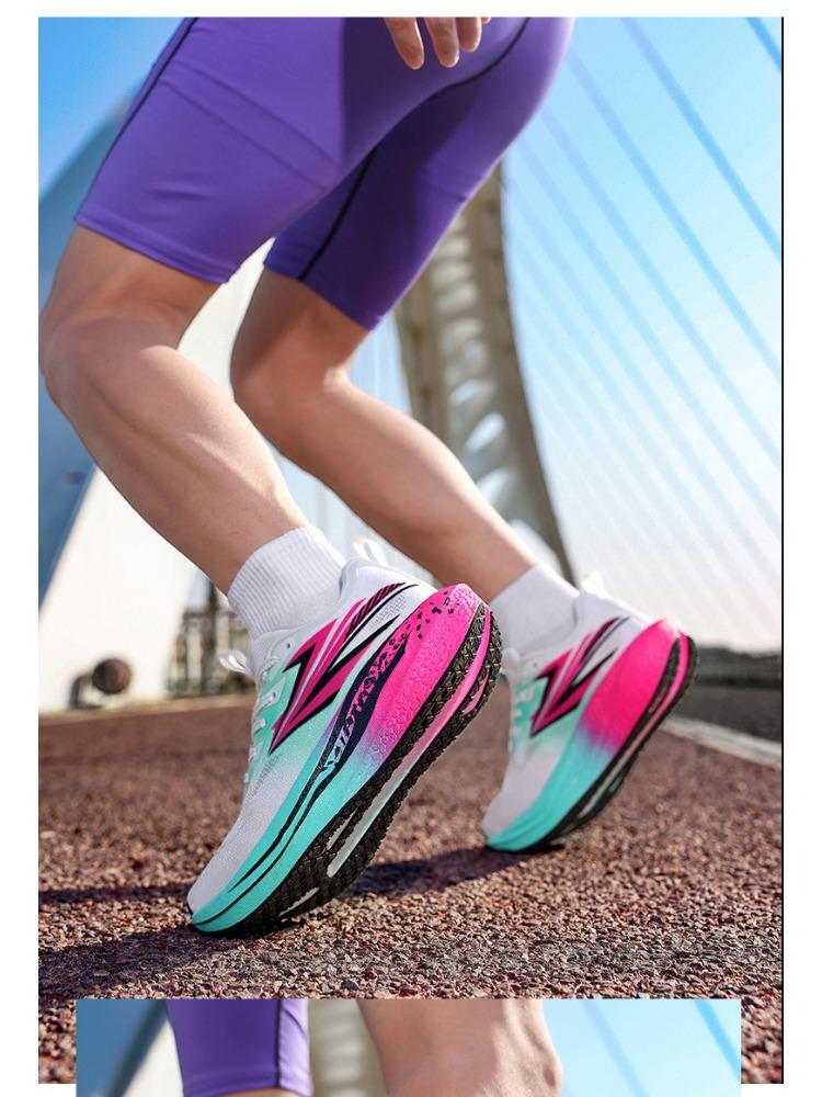 2026 Luftpolster Laufschuhe Sportschuhe Karbonplatte Marathon Herren Sport Atmungsaktiv Leicht Damen Rutschfeste Sneaker