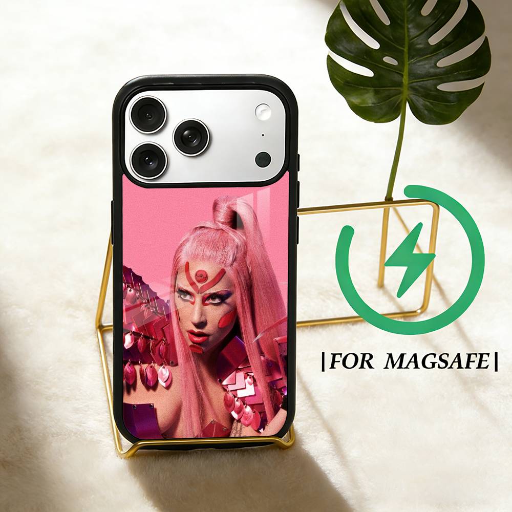 L-Lady Singer G-Gaga Phone Case For iPhone 17,16,15,14,13,12,Plus,Pro,Max For Magsafe Magnetic Wireless Charge