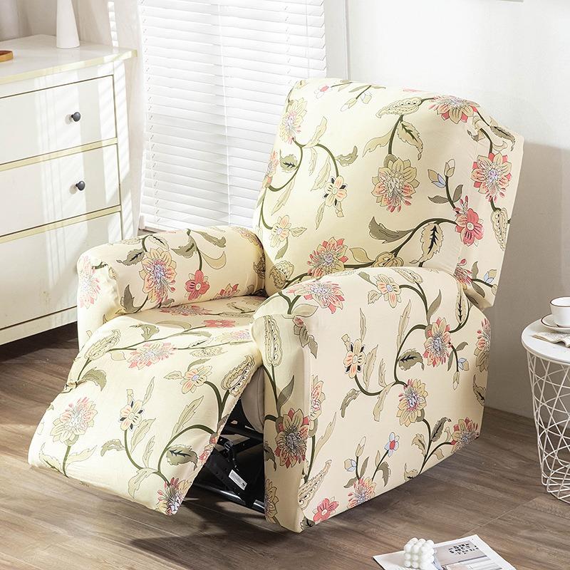 1/2/3 Seater Recliner Sofa Cover Elastic Jacquard Armchair Chair Cover for Living Room Cheap Relax Slipcover Protector
