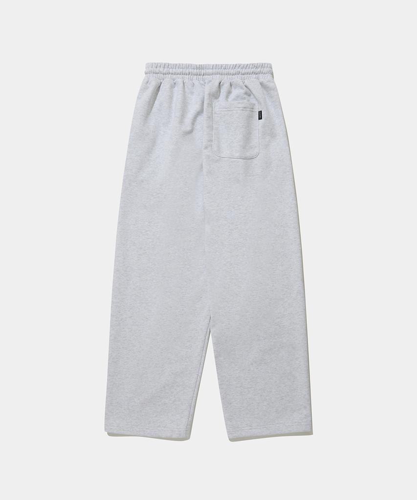 COLUMBIA UNIVERSITY Nyc Emb Pintuck Terry Sweatpants_Light Melange Gray