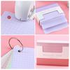 150Pcs Colored Index Cards Non-Sticky Smoothly Writing Vibrant Color Compact Size Wide Application Thick Message Notepads Index Flashcards Office
