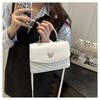 Vintage Faux Leather Shoulder Bag for Women, Butterfly Decor Small Crossbody Purse, Square Bag for Daily Use
