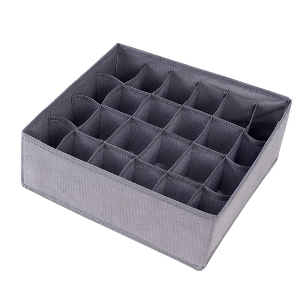 Clothes Ties Underwear Storage Organizer Foldable Large Capacity Drawers Clothes Organizer Compartments 24-Grid