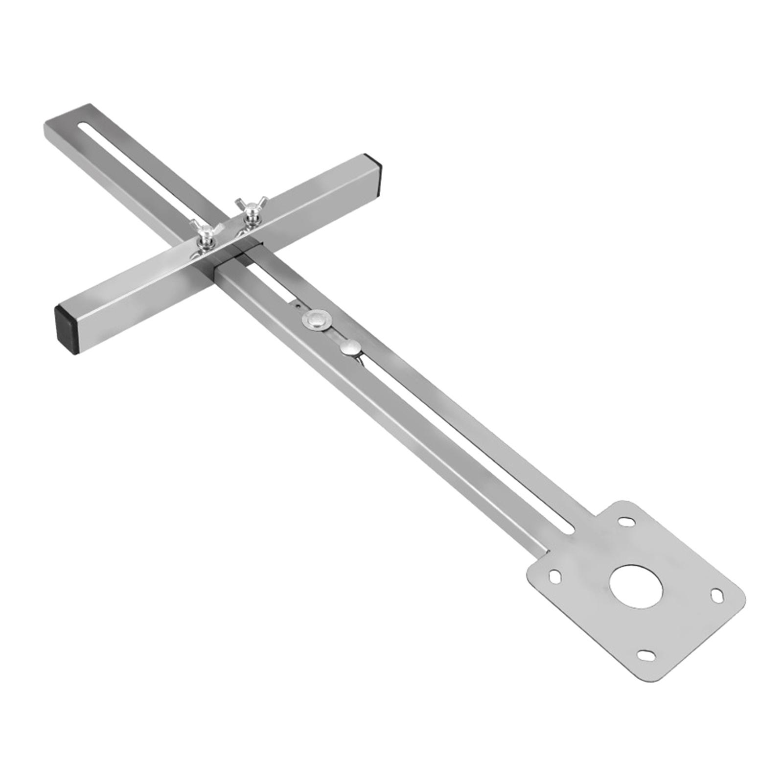 

Milling Grooves Bracket Base for Trimmer Machine Edge Guide Positioning Circle Cutting Board Tool Woodworking 1