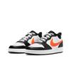 Nike Court Borough Low 2 Gs White Total Orange Black BQ5448-115