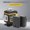 Multifunctional 16 Lines Laser Level 3° Self-leveling 4D Green Cross Line Laser Machine Leveling Tool with 1.2M Tripod
