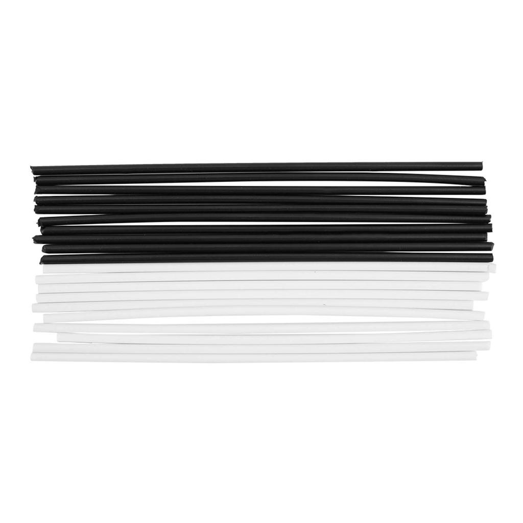 20 buc ABS Marcaje Laterale pentru Poziții pe Chitară Lungime 100mm Alb Negru