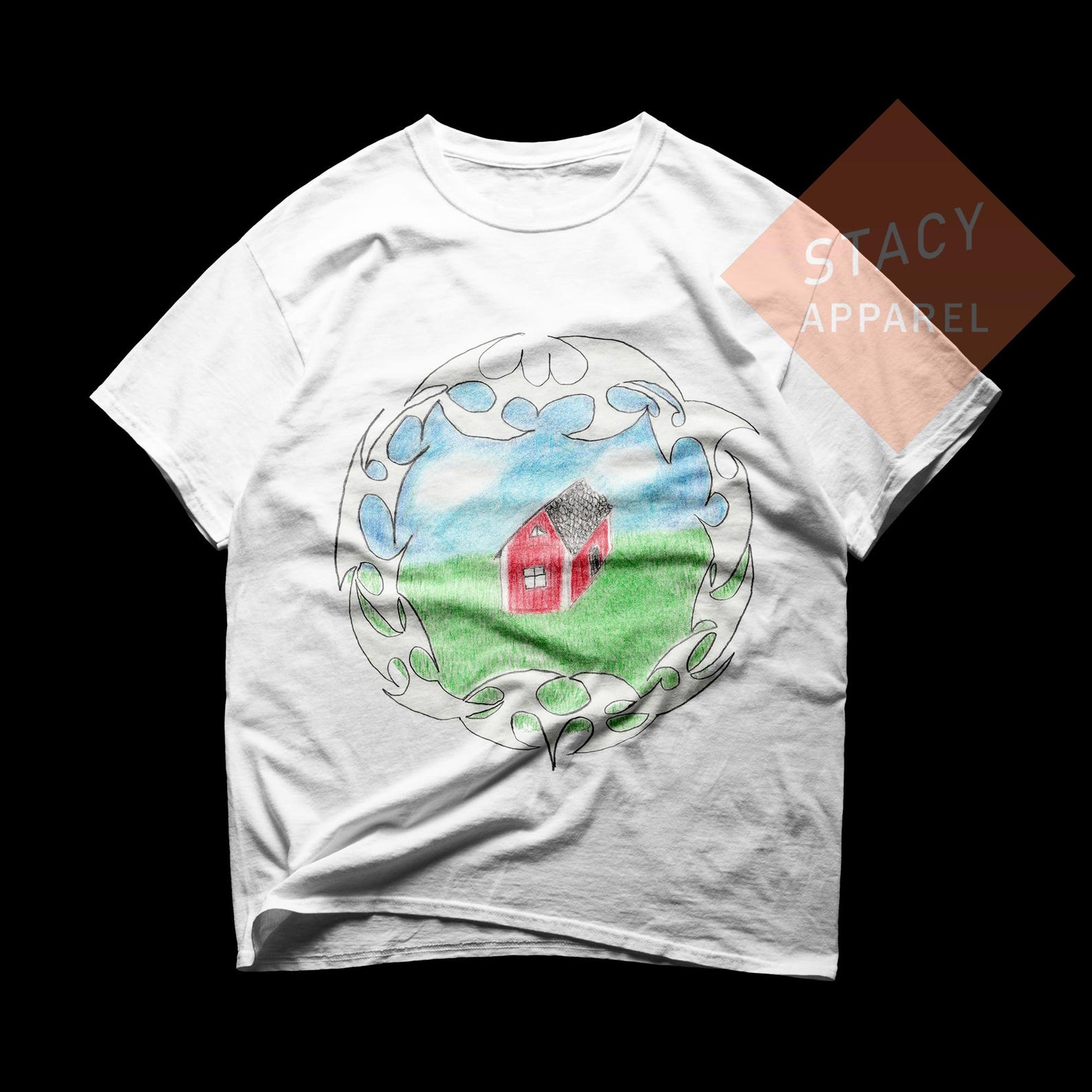Limited Bladee Ecco2k T-shirt - Crest Unisex Heavy Cotton T-Shirt S