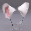 Women Hairband Cute Lolita Simulated Anti-slip Hair Accessories Photograph Prop Cosplay Party Plush Fox Cat Ears Hair Hoop Party Supplies