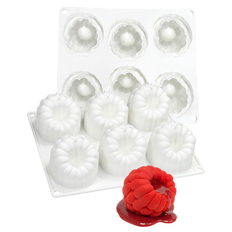 Diy Silicone Mould Baking Cake Molds For Chocolate Bar Truffle Pastry Pudding Cheesecake Baking French Dessert Ice Cream Mould
