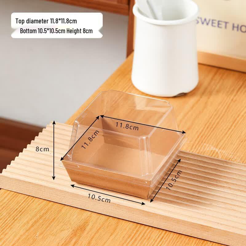 Square Heightened Dessert Packaging Box