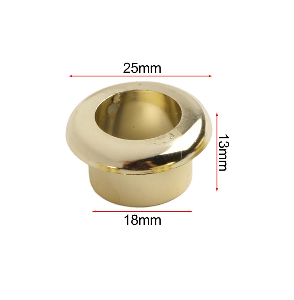 4Pcs 18/25MM Cable Hole Cover Computer Desk Cabinet Vent Decorative Ring Cable Outlet Port Wire Hole Cover Hardware Accessories