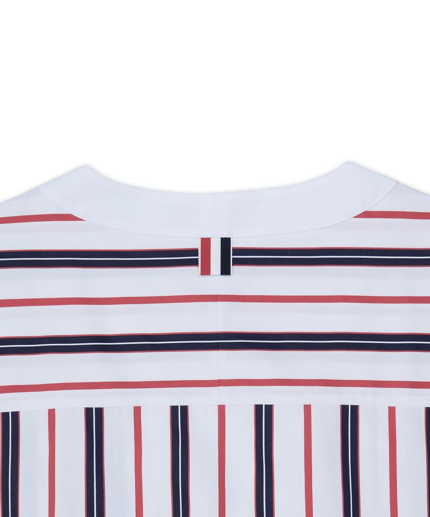 Thom Browne Variated Rep Stripe Poplin Combo Long Sleeve Cardigan - Mix / Mwl436Cf1152960