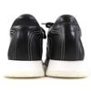 Great HERMES sneakers quick H logo stitch black leather Women 35 192214Z Used