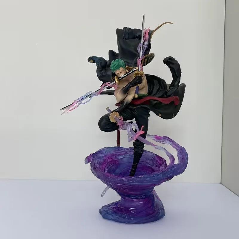 ONE PIECE special effects battle scene, Sauron GK Nine Knives Stream, Emperor Vice Sauron, luminous, boxed figure