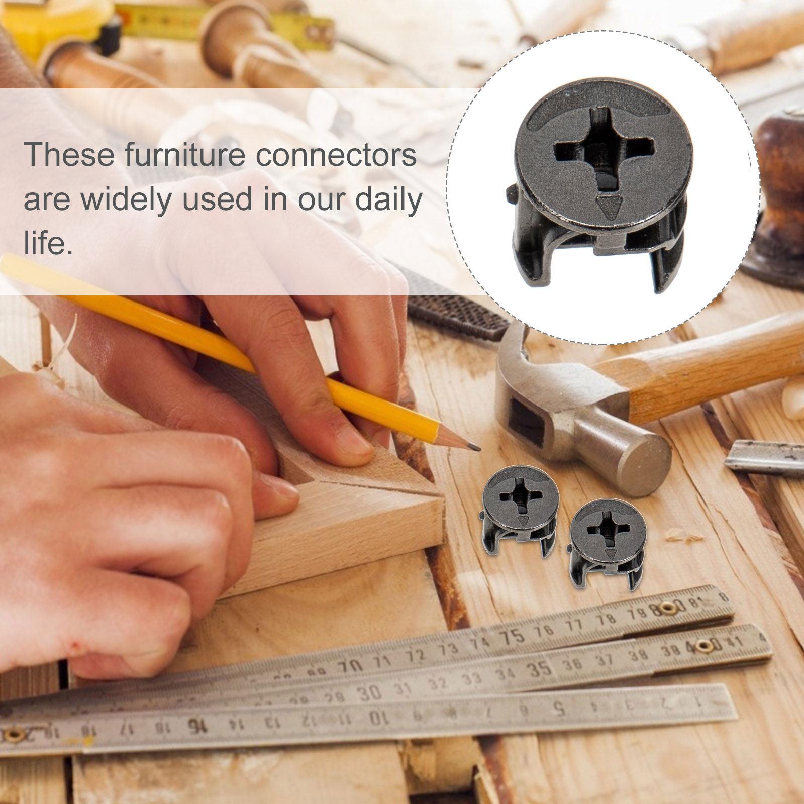 

100Sets Furniture Connecting Fastener Zinc Alloy Cam Lock Nut Corrosion Resistant Sturdy Eccentric Wheel for Cabinets Wardrobes China Mainland