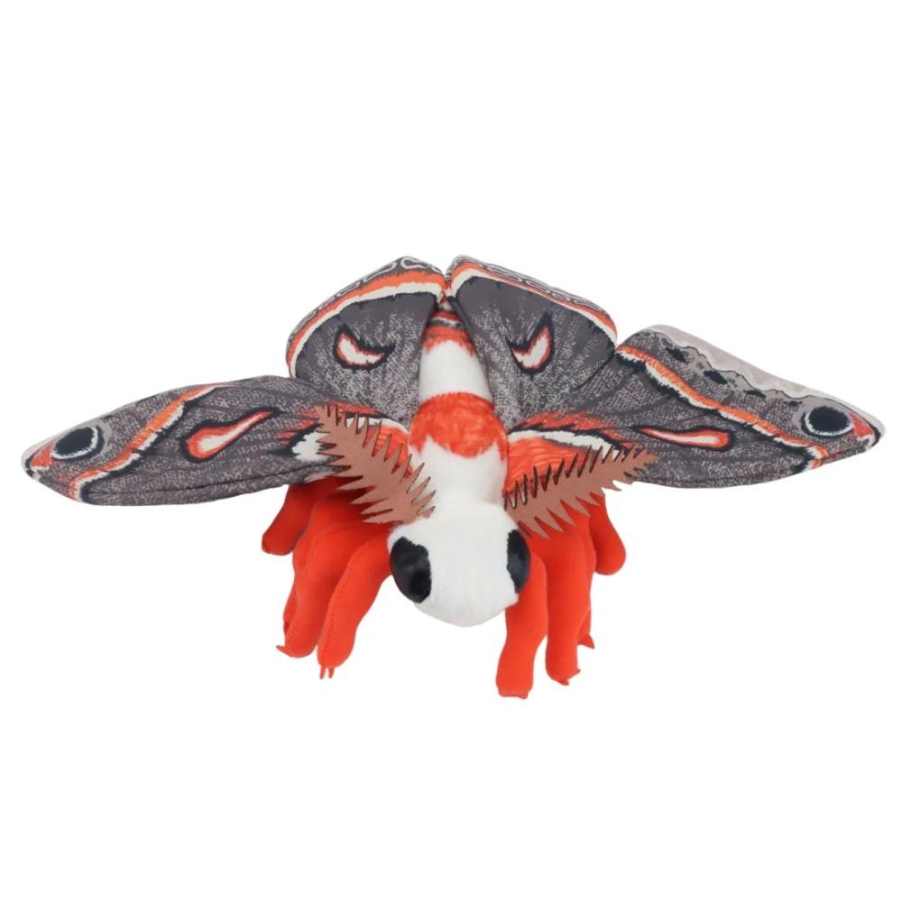 Peluche Falena Cecropia Hyalophora Giocattolo Morbido Realistico Insetto Imbottito Regalo Educativo per Amanti della Natura Peluche Carino per Bambini Adulti