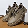Fashion All Season Men's Casual Leather Shoes Wear-Resistant Male Sneakers Anti-Skid Walking Shoes Outdoor Sports Footwear New Trainers