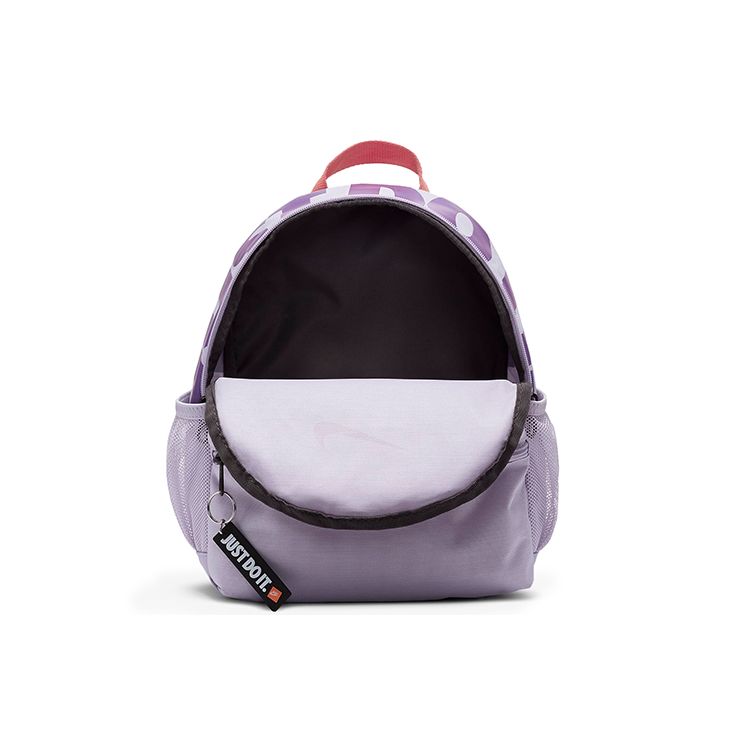 Nike Logo Print Zipper Closure Polyester Mini Backpack Women backpack Lavender BA5559-520