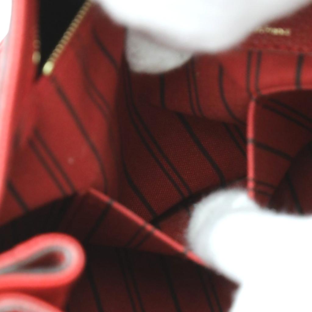 Louis Vuitton Monogram Empreinte Spontini Handbag Monogram Empreinte Red M42820 Used