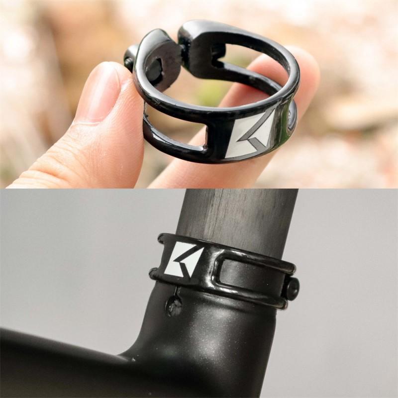 Ultra-light 6g Carbon Fiber Bike Seat Clamp Road Mountain Post Collar Cycling Parts