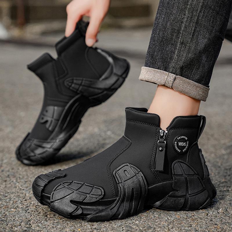 Ψηλά Σνίκερς Μέκα Slip-On 2025:  Φθινόπωρο-Χειμώνας Υπαίθρια Πεζοπορία & Ταξιδιωτικά Παπούτσια