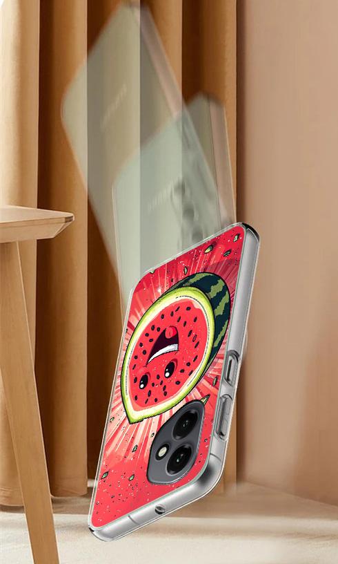 Etui Do Honor X7D / 400 Smart Obudowa Foto Case Plecki Arbuz + Szkło 9H