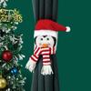 Christmas Cartoon Curtain Clasp Penguin Santa Claus Snowman Elk Curtain Holder Xmas Decor For Hotel Xmas Curtain Accessorie