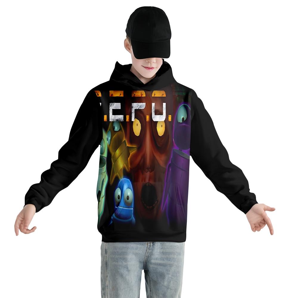 Fashion Men Women Hoodie Streetwear Casual REPO Cartoon Printed Hooded Pullover Sweatshirts