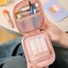 Portable Travel Makeup Bag Cosmetic Organizer Zipper Pouch for Women Girls Daily and Travel Use