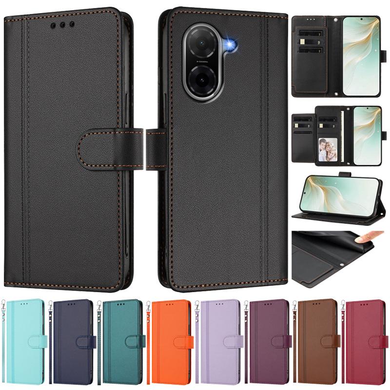 Leather Flip Case For Xiaomi Redmi A7 Pro Redmi A5 A3 A3X 4G A2 A1 Plus A4 5G Case Multi 9-Card Wallet Phone Cover Funda Coque