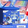 Children's Waterproof Acrylic Marker Pen - Fine Tip, Washable, Ideal for DIY Art and Drawing.