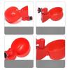 Automatic Poultry Waterer For Chickens Ducks Geese, Durable Plastic Farm Animal Drinker, Thickened Livestock Hydration Feeder For Coop