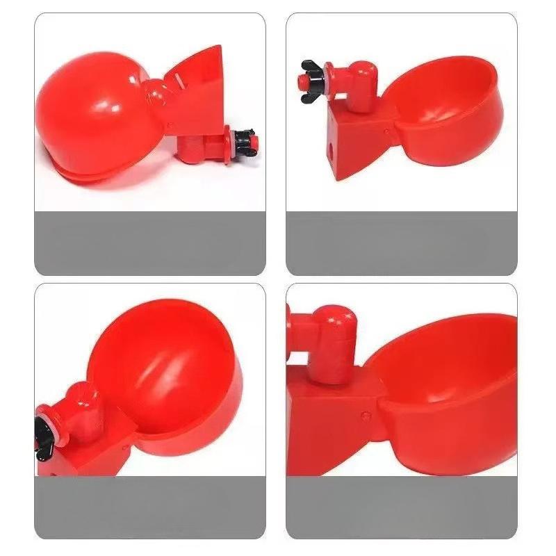 Automatic Poultry Waterer For Chickens Ducks Geese, Durable Plastic Farm Animal Drinker, Thickened Livestock Hydration Feeder For Coop