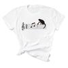 Women's 90s Trend Casual Cat Print Short Sleeve T-Shirt