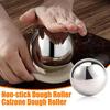 1Pcs Rolling Dough Ball Easy Grip Circular Rolling Ball Stainless Steel Dough Rolling Tool
