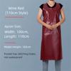 Oil-proof Work Smock Waterproof Cooking Work Clothes Durable Kitchen Apron  Lab Work