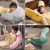Dormitory Office Bedside Backrest Cushion - Cartoon Cute Large Pillow Waist Support for Bed Reading Playing Sofa-Like Comfort