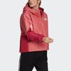 Adidas Womens Outdoor Sports Hooded Cotton Jacket Women Jackets Rose GM4345