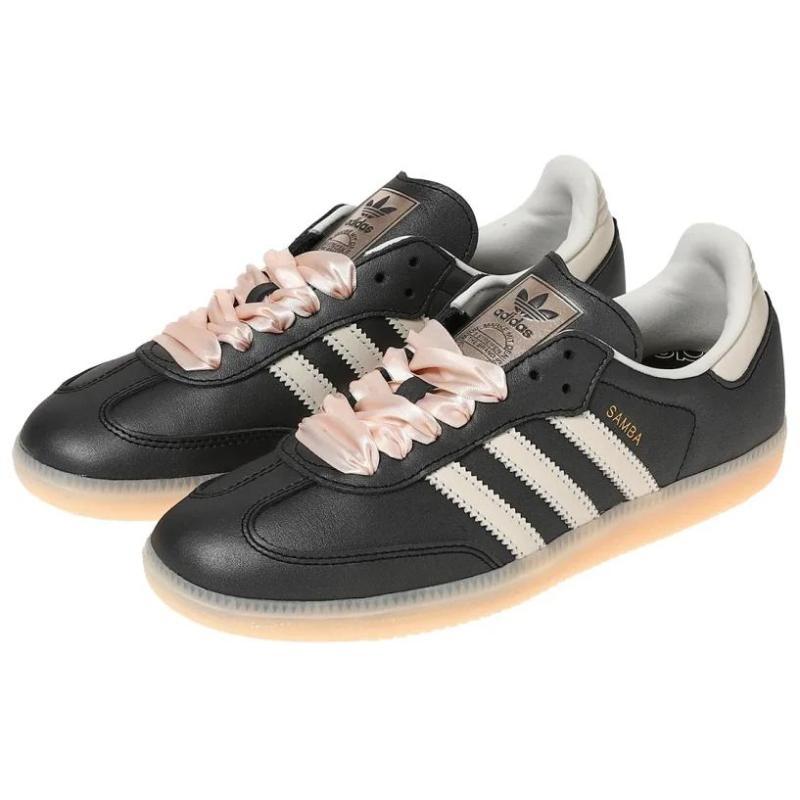 Adidas Women's Samba 'Black Wonder Quartz Ribbon Laces' Women's Sneakers IH8047