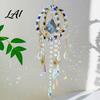Sophisticated Balcony Decor Crystal Suncatcher Hanging Ball Prism Rainbow Maker Pendant Glittering Window for Garden Patio Backyard Car Home