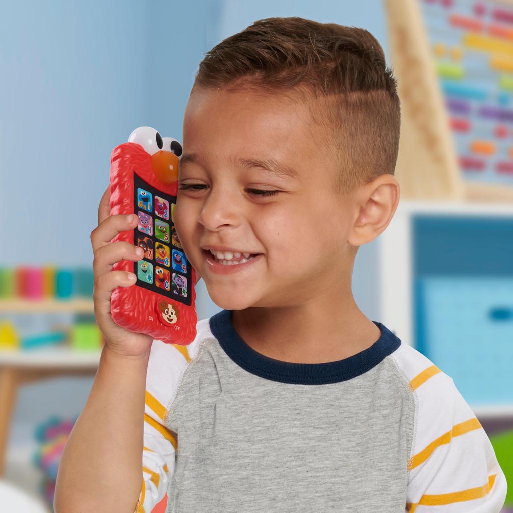 Sesame Street Learn with Elmo Pretend Play Phone, Learning and Education, Officially Licensed Kids Toys for Ages 2 Up, Gifts