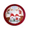 Christmas Red And Black Plaid Christmas Tree Skirt Christmas Apron Christmas Stockings Tablecloth Set Home Decorations