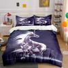White Unicorn and Stars. Bedding Sets Duvet Cover Sets Duvet Covers Pillowcases(1 * Duvet Cover 2 * Pillowcases, Without Duvet Insert)