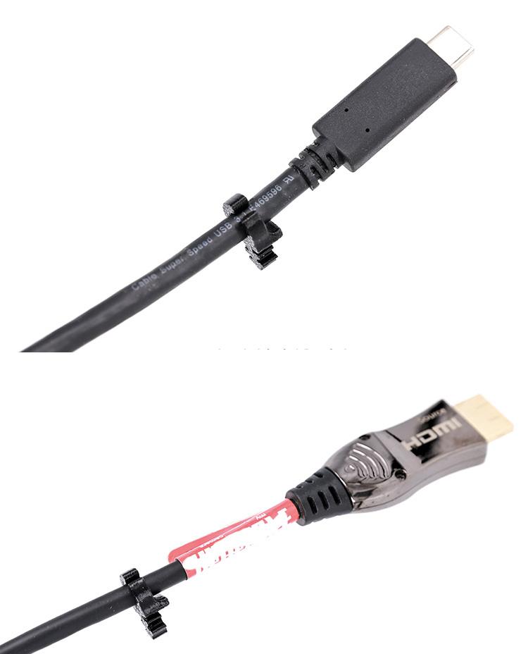 Camera Data Cable TPU Screw Thread Fixed Buckles SDI Video Cable Fixing Clamps Power Line HDMI Sorting Clip Tools Tiny Cage DSLR