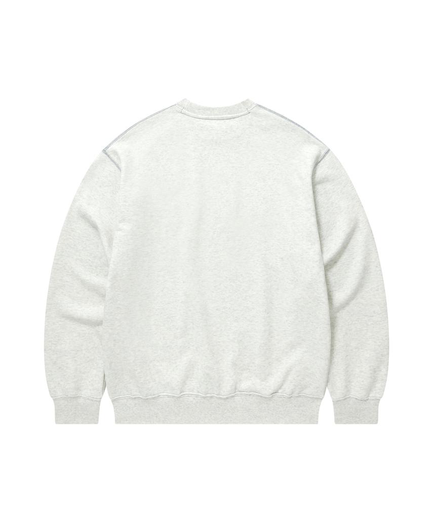 COVERNAT Small Logo Sweatshirt Heather Gray